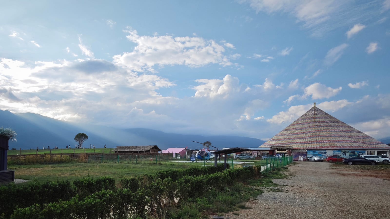 目的地飞行营地实拍画面