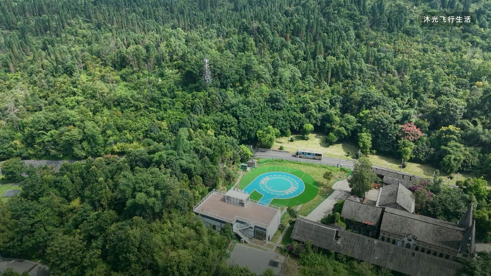 黄果树营地航拍实景